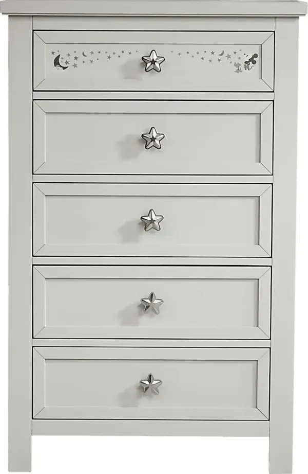 Mickey Mouse and Minnie Mouse Gray Chest with Classic Art