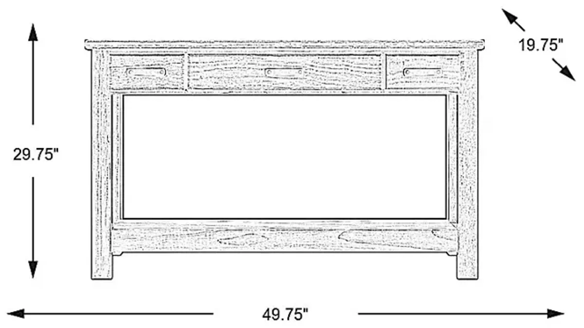 Kids Creekside 2.0 Chestnut Desk