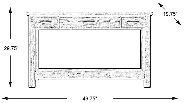 Kids Creekside 2.0 Chestnut Desk