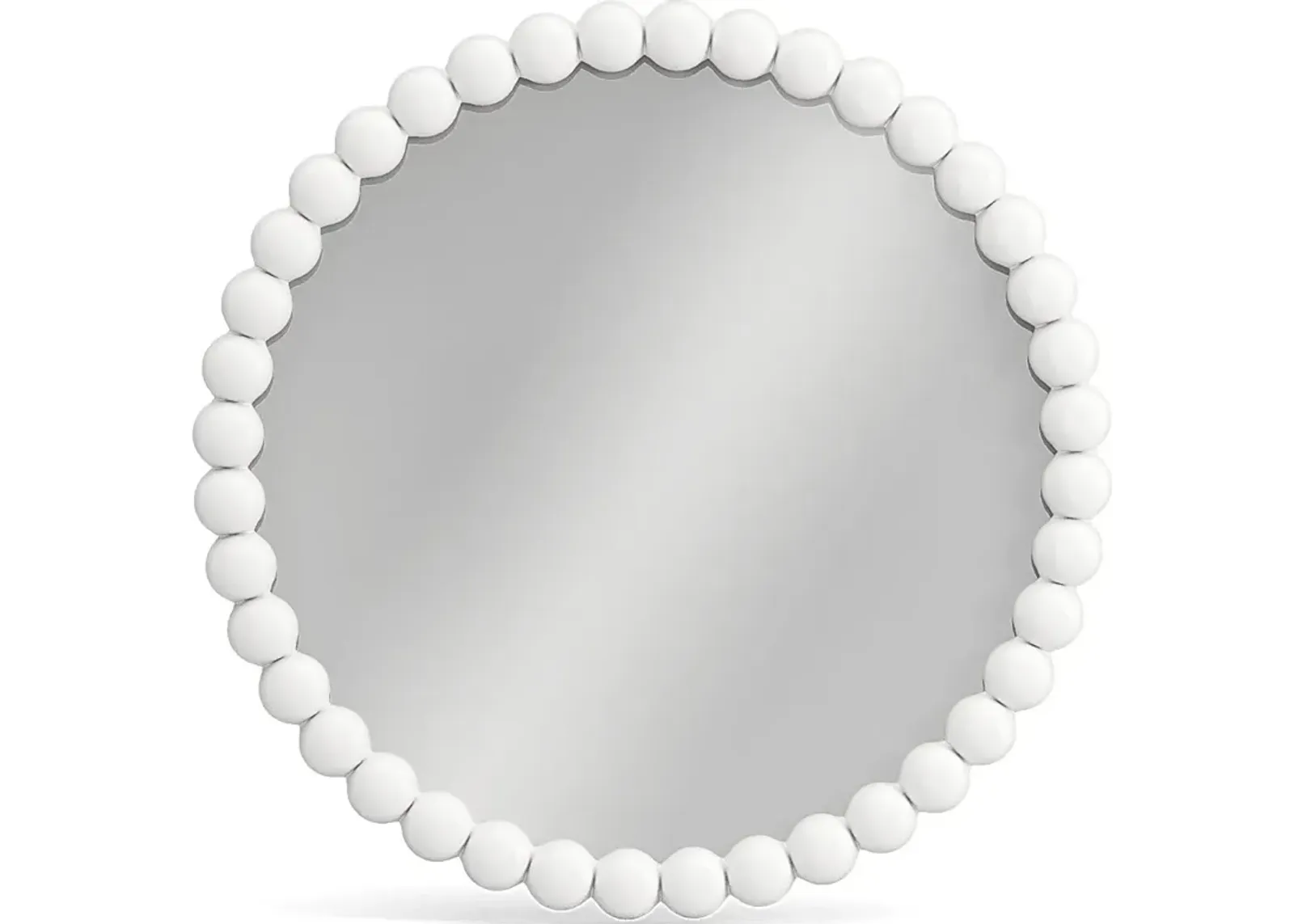 Kids San Simeon White Round Mirror