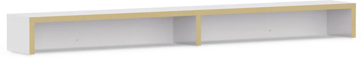 Kids Valentina White Mirror Shelf