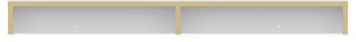 Kids Valentina White Mirror Shelf