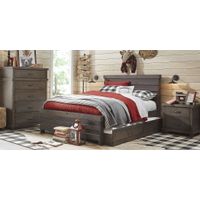 Kids Montana 2.0 Espresso 5 Pc Twin Panel Bedroom