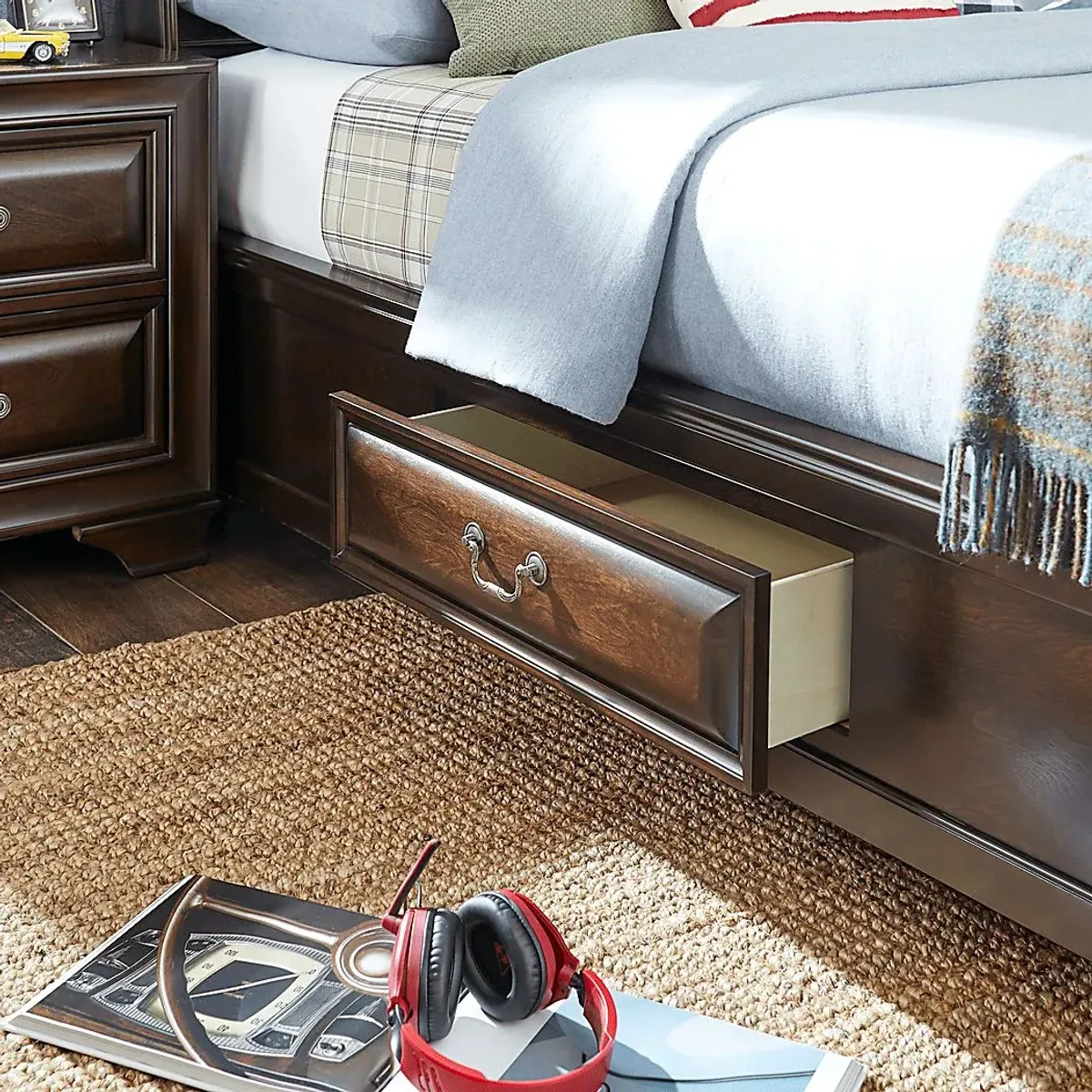 Kids Mill Valley Jr. Cherry Twin Storage Bedroom