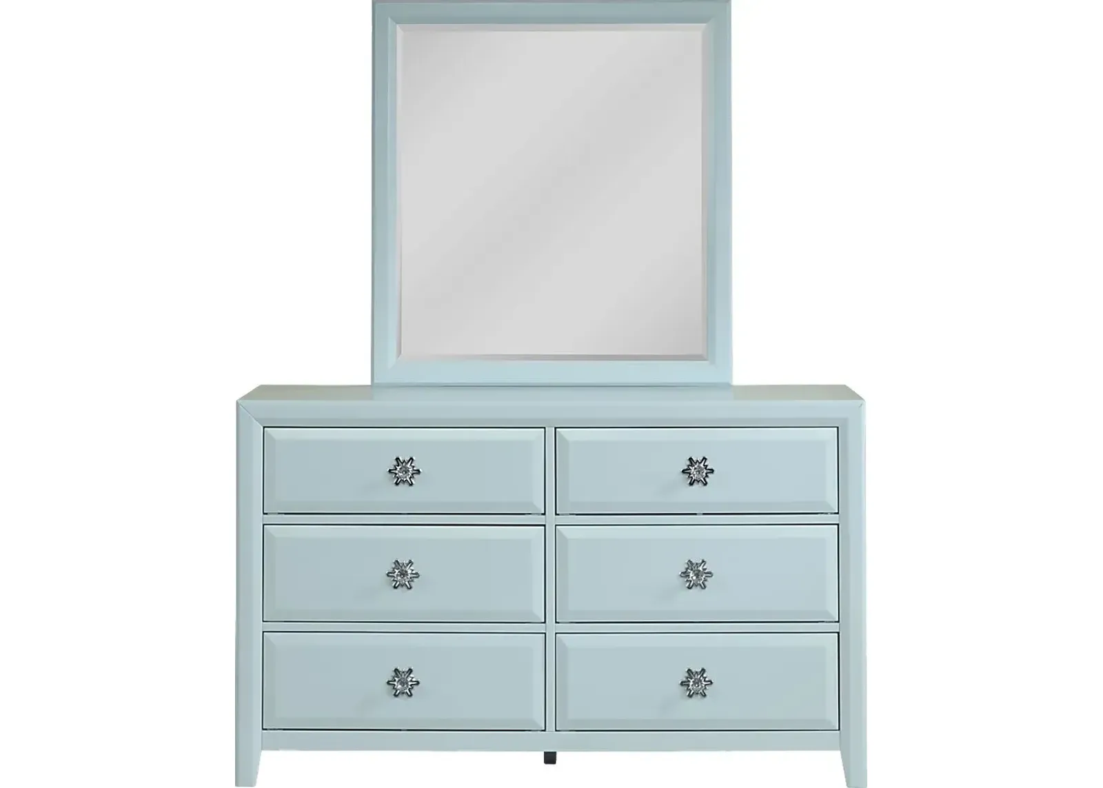 Disney Frozen Ice Blue Dresser and Mirror