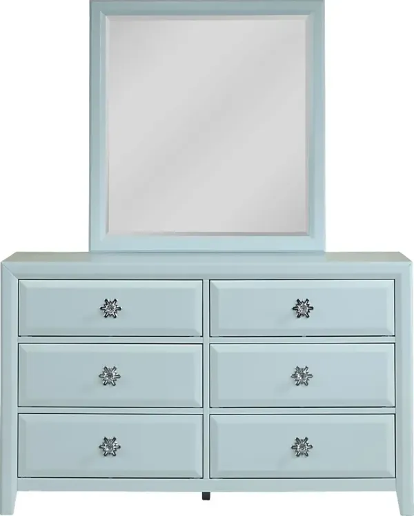Disney Frozen Ice Blue Dresser and Mirror