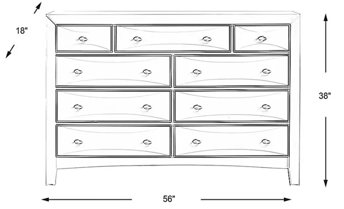 Kids Ivy League 2.0 White Dresser