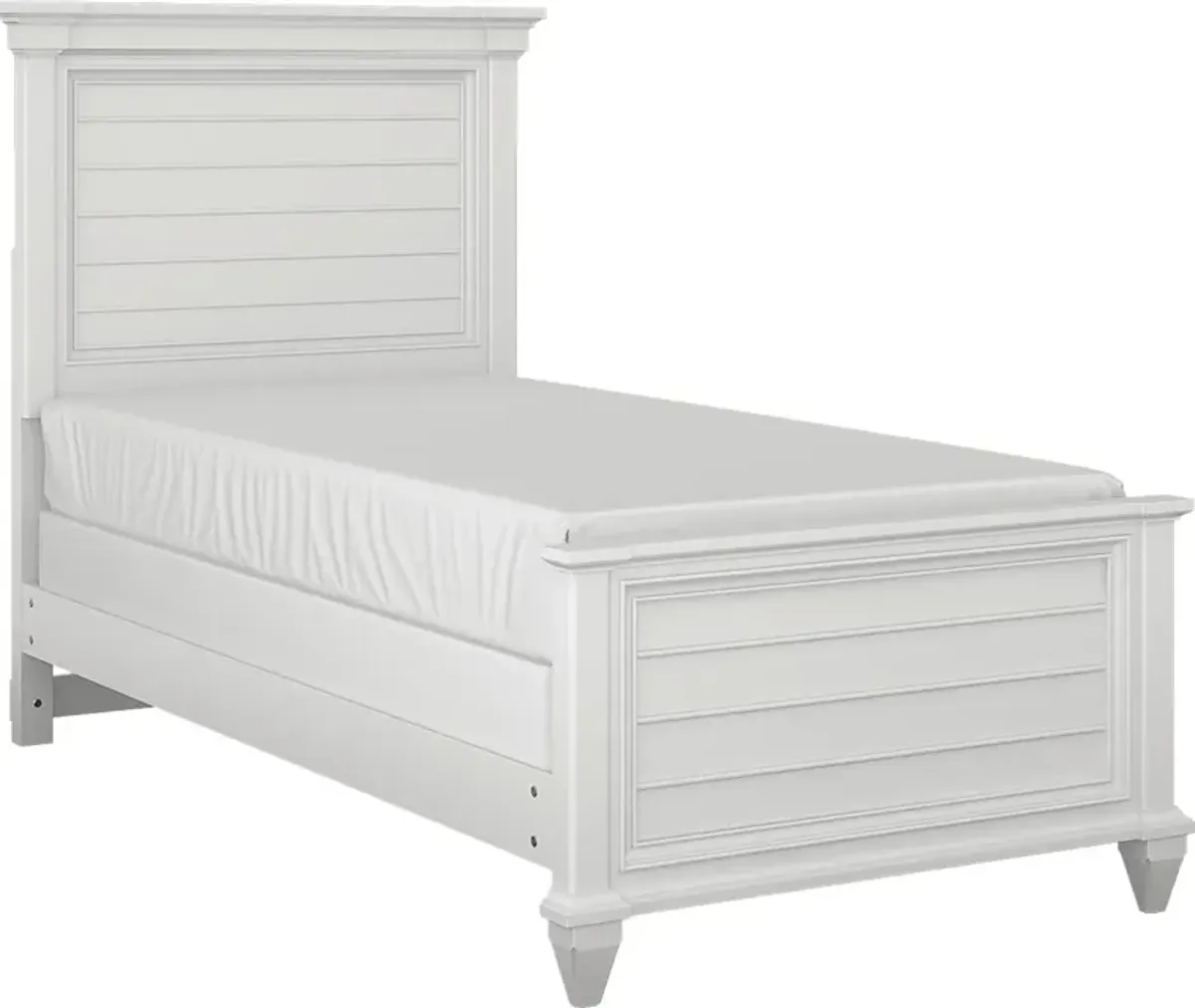 Kids Hilton Head White 5 Pc Twin Panel Bedroom