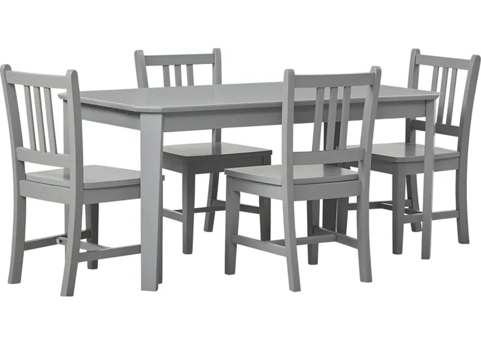 Kids Jo Jo Gray 5 Pc Table Set