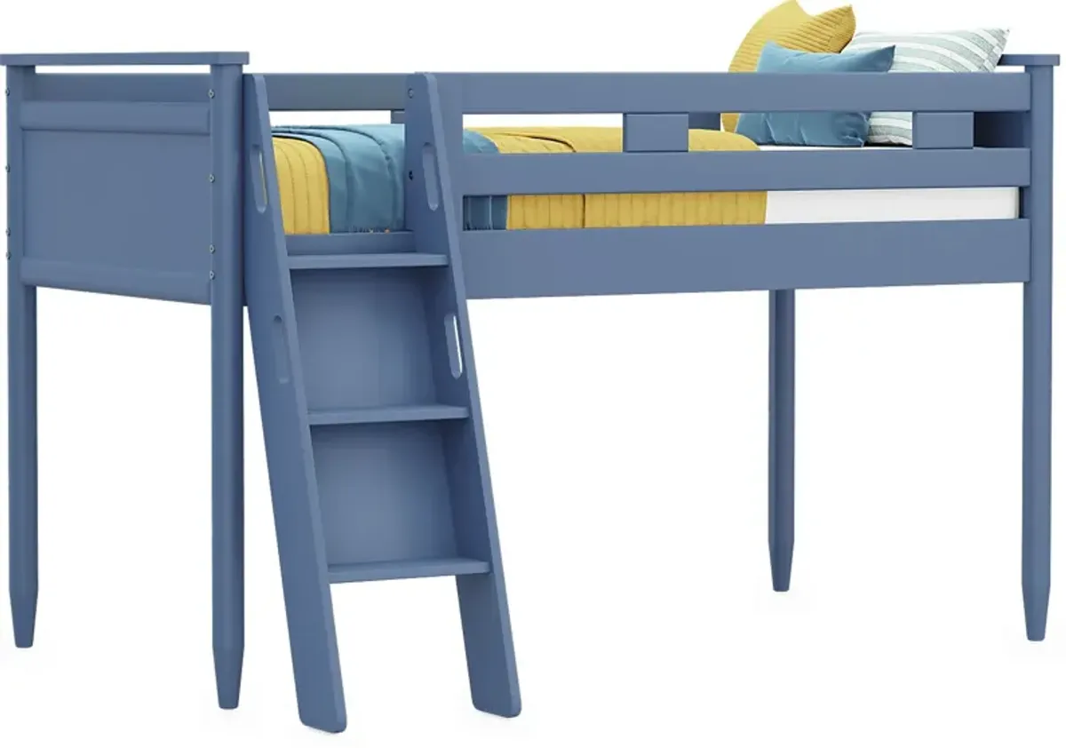 Kids Modern Colors Slate Blue Twin Loft