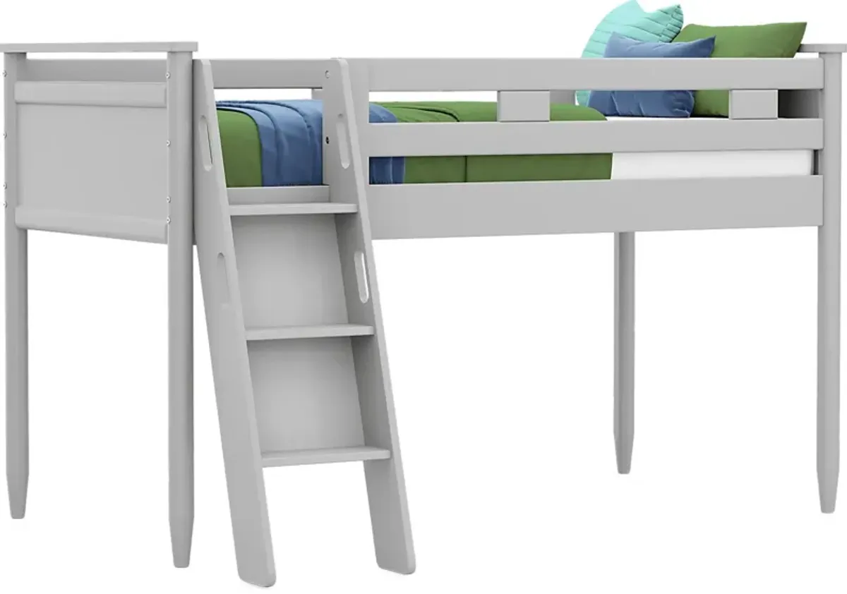 Kids Modern Colors Light Gray Twin Loft