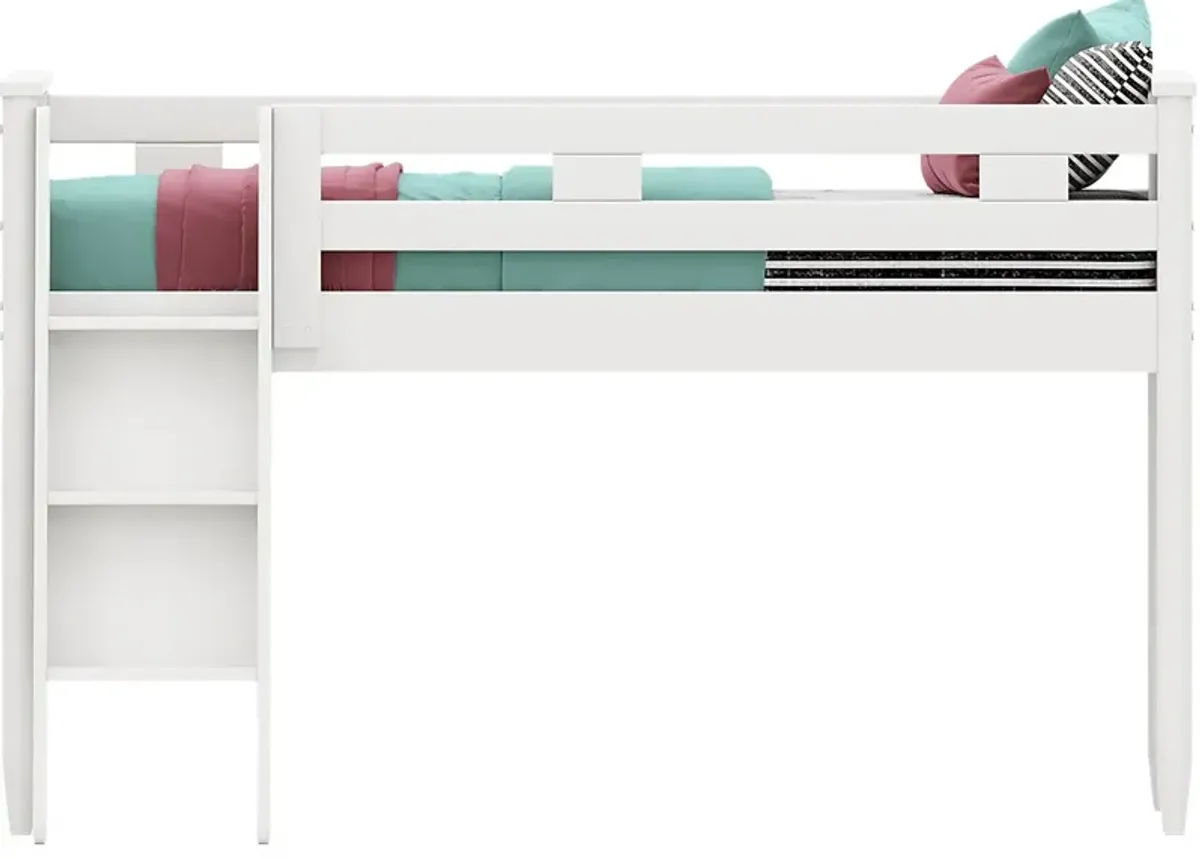 Kids Modern Colors White Twin Loft