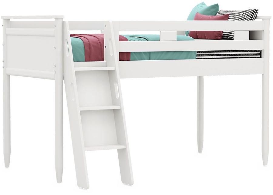 Kids Modern Colors White Twin Loft