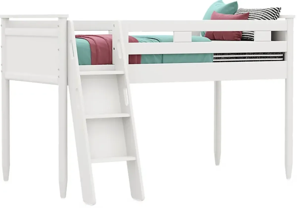 Kids Modern Colors White Twin Loft