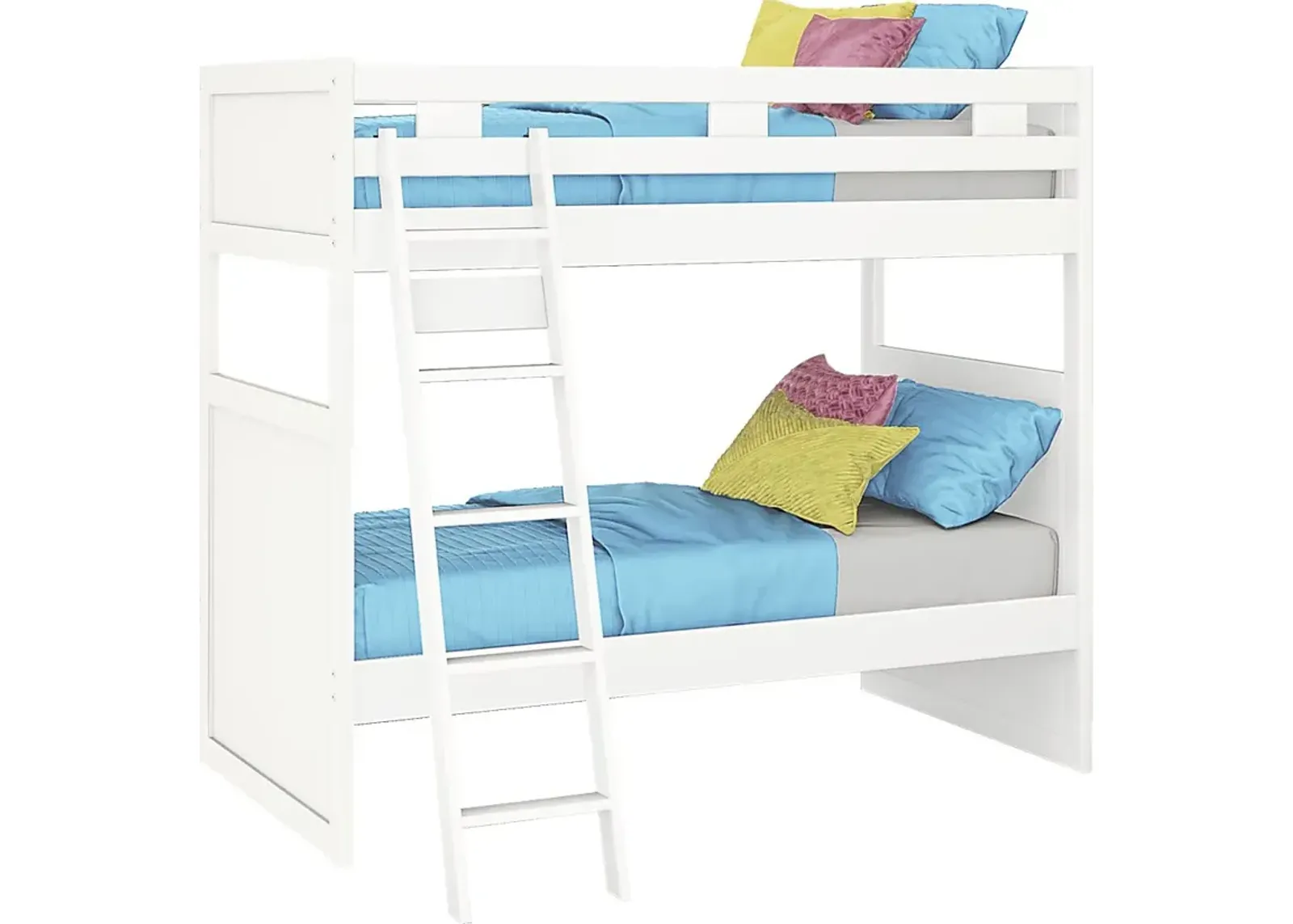 Ivy League 2.0 White Twin/Twin Bunk Bed