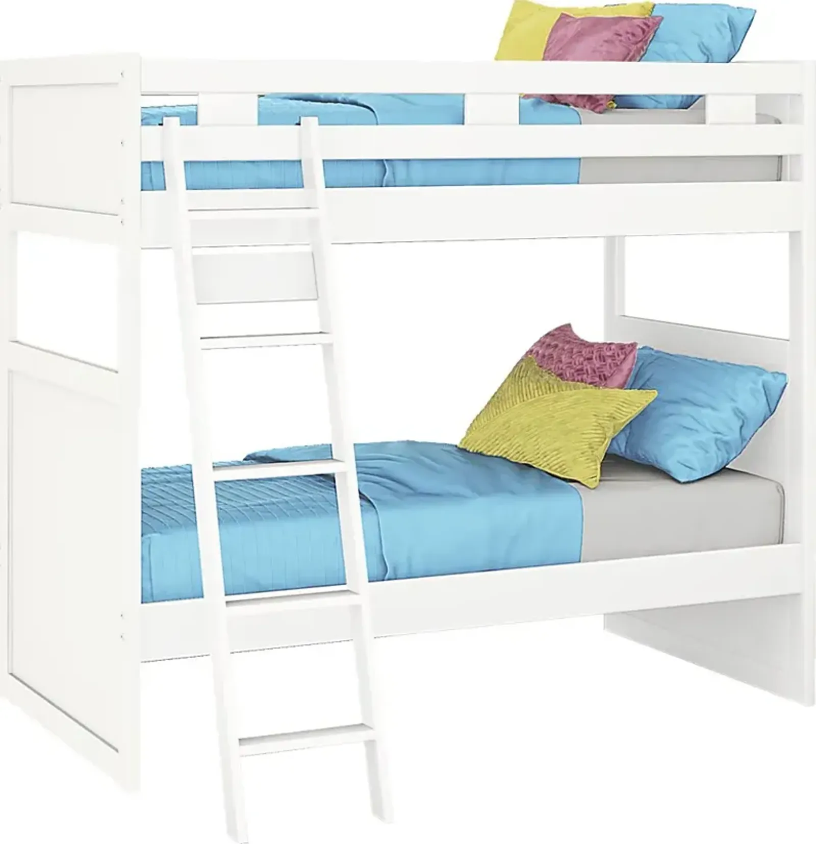 Ivy League 2.0 White Twin/Twin Bunk Bed