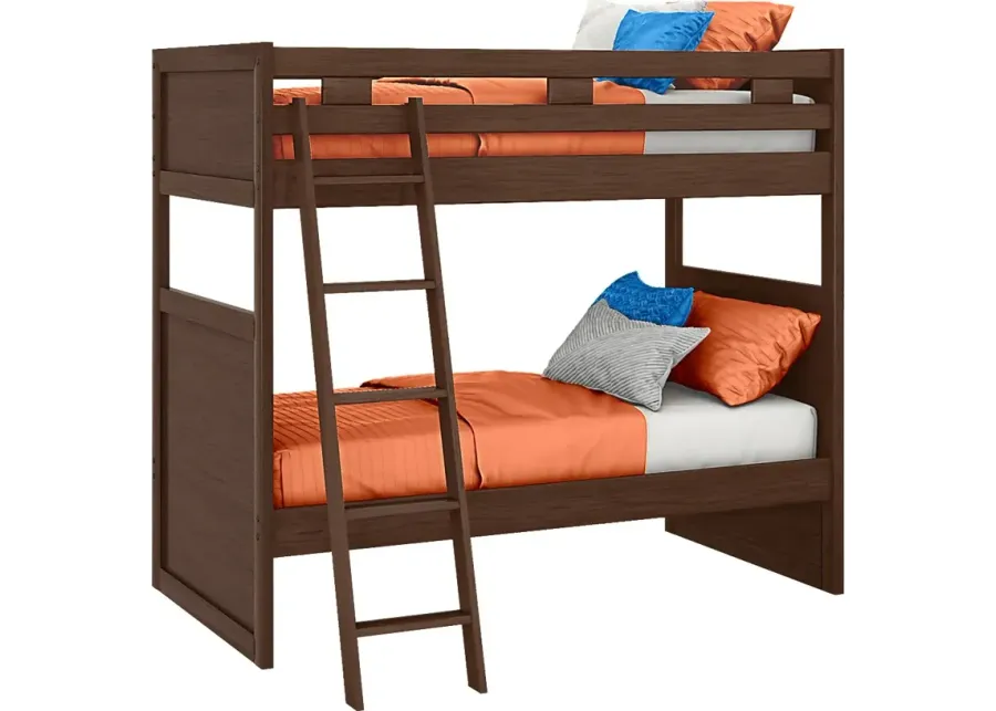 Ivy League 2.0 Walnut Twin/Twin Bunk Bed