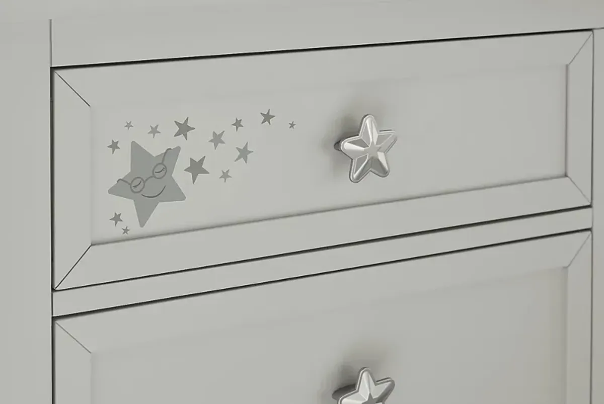 Disney Baby Starry Dreams with Mickey Mouse Gray Dresser