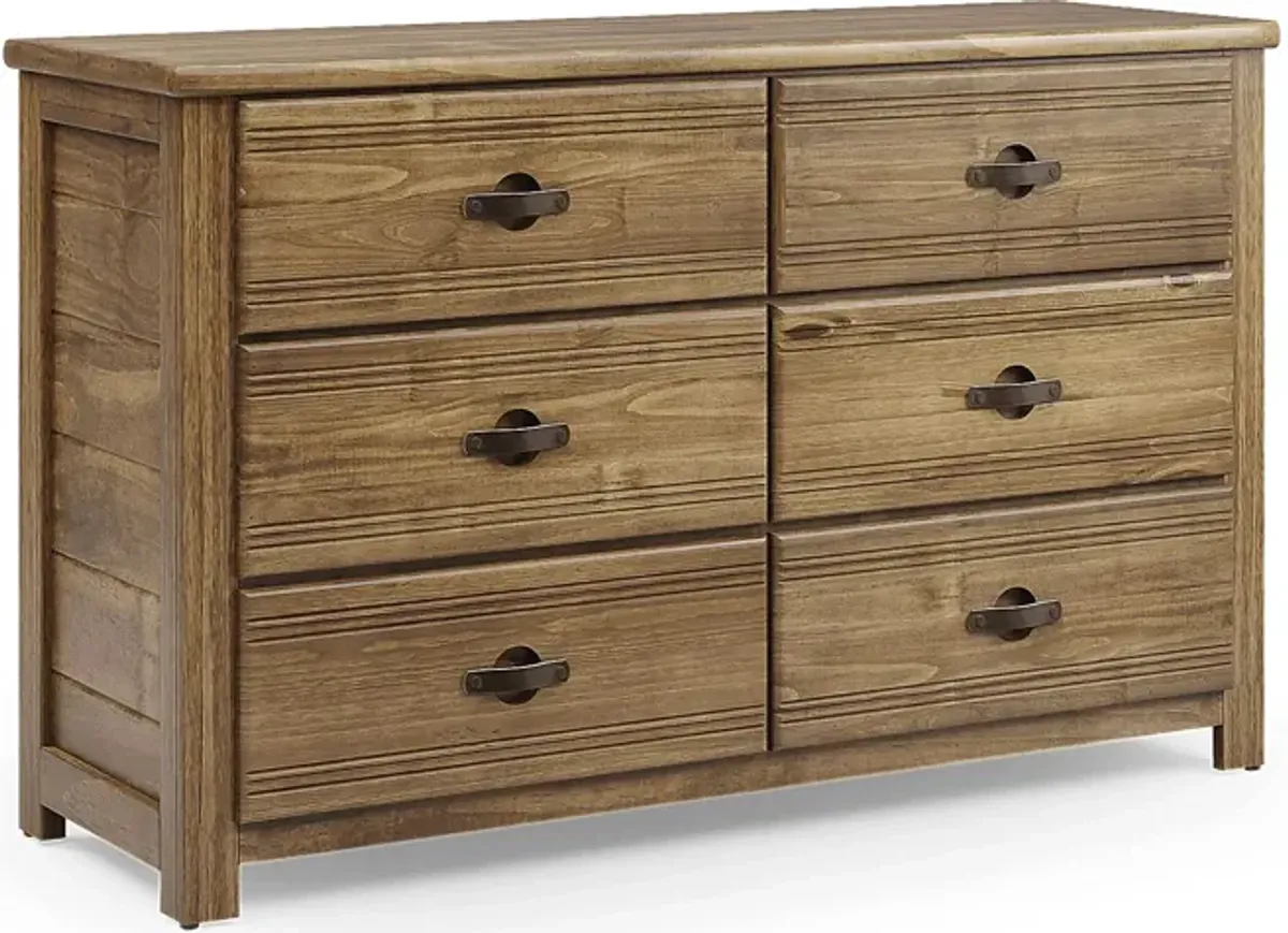 Kids Creekside 2.0 Chestnut 5 Pc Twin Panel Bedroom