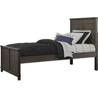 Kids Bay Street Charcoal 3 Pc Twin Panel Bed