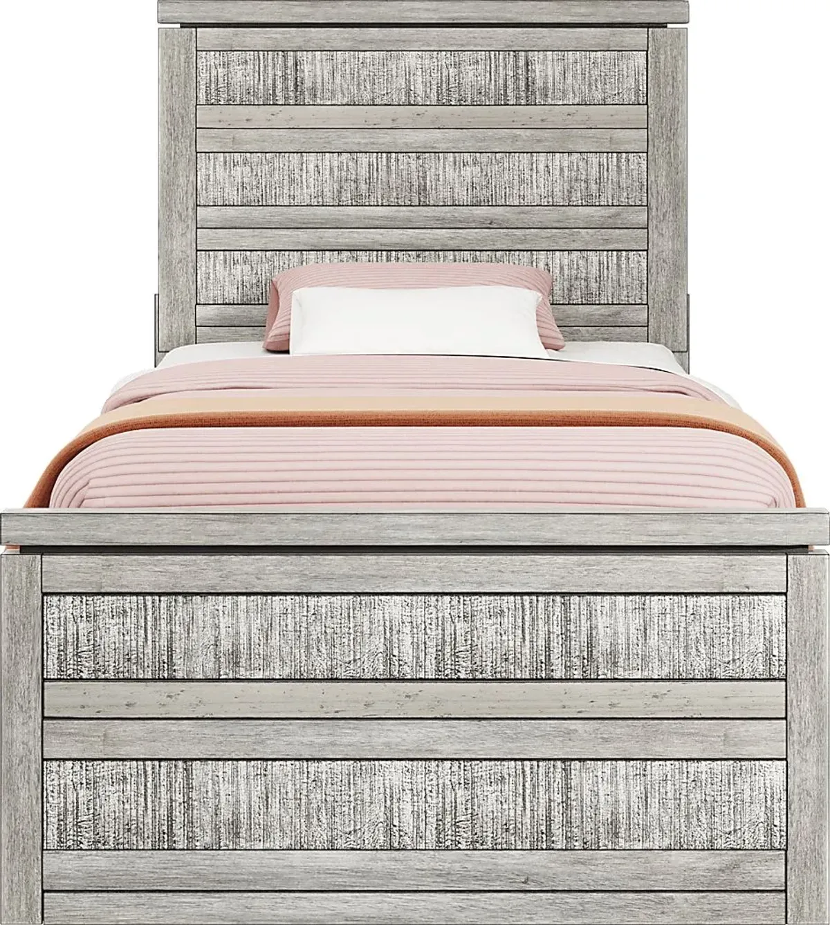Kids Westover Hills Jr. Gray Twin Panel Bedroom