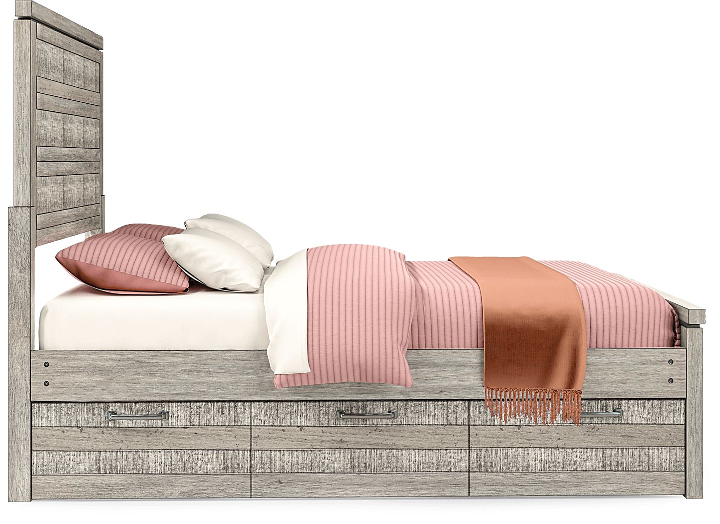 Kids Westover Hills Jr. Reclaimed Gray 5 Pc Full Panel Bed with Storage