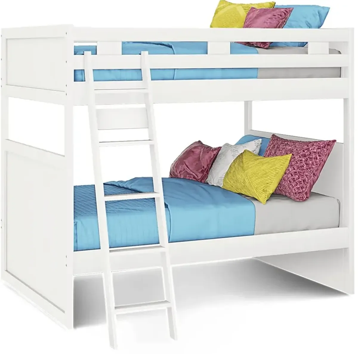 Ivy League 2.0 White Full/Full Bunk Bed