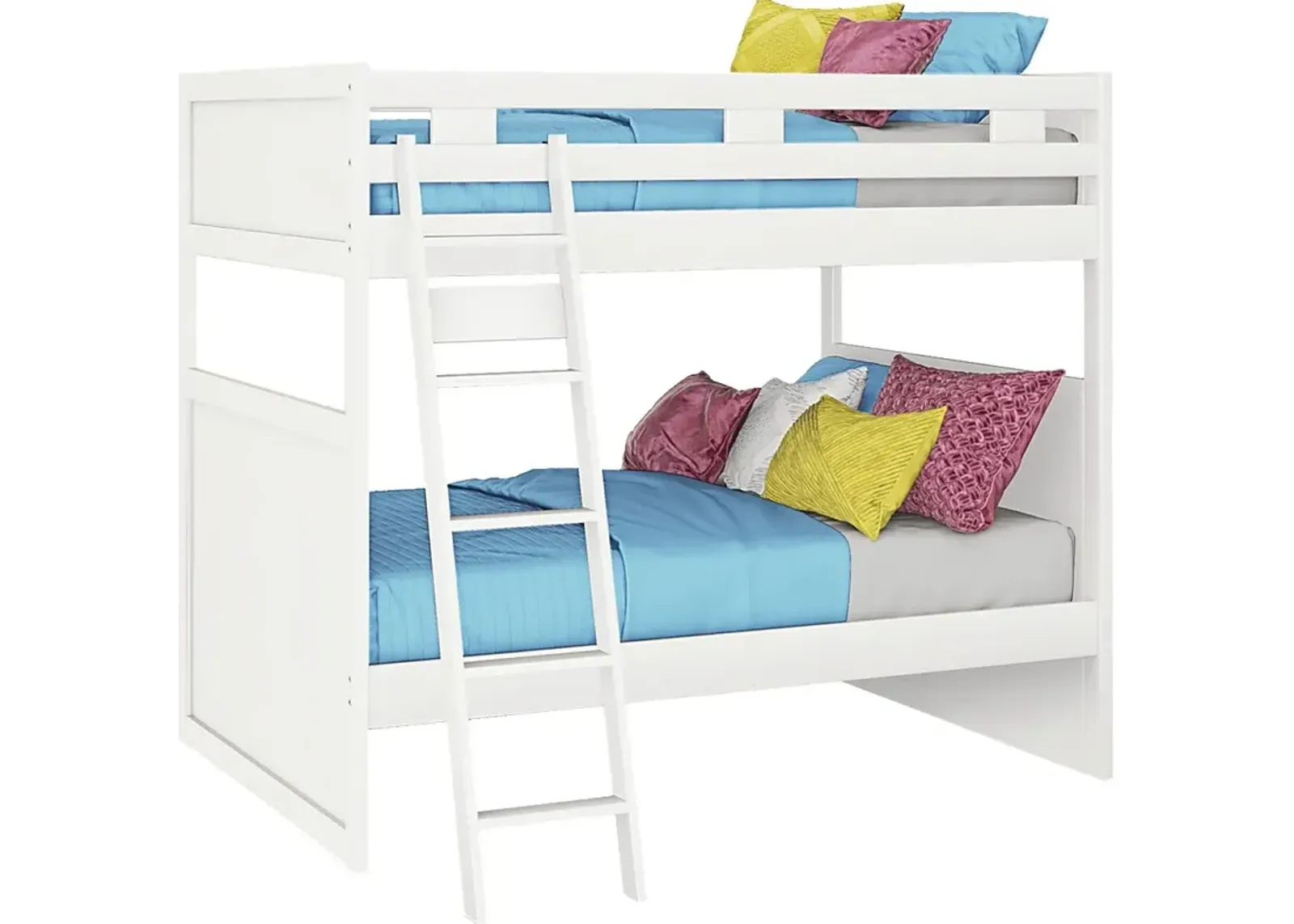 Ivy League 2.0 White Full/Full Bunk Bed