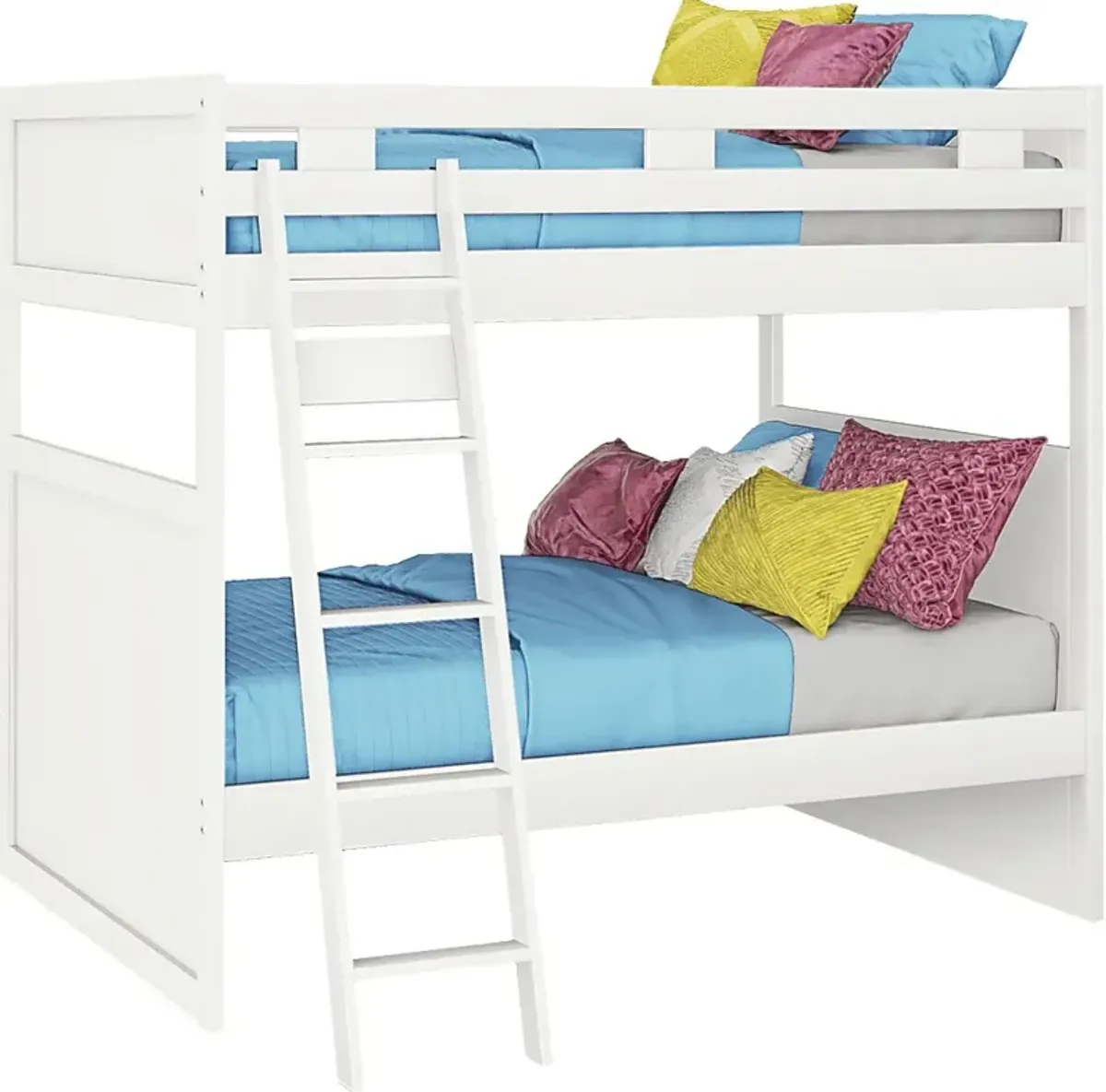 Ivy League 2.0 White Full/Full Bunk Bed