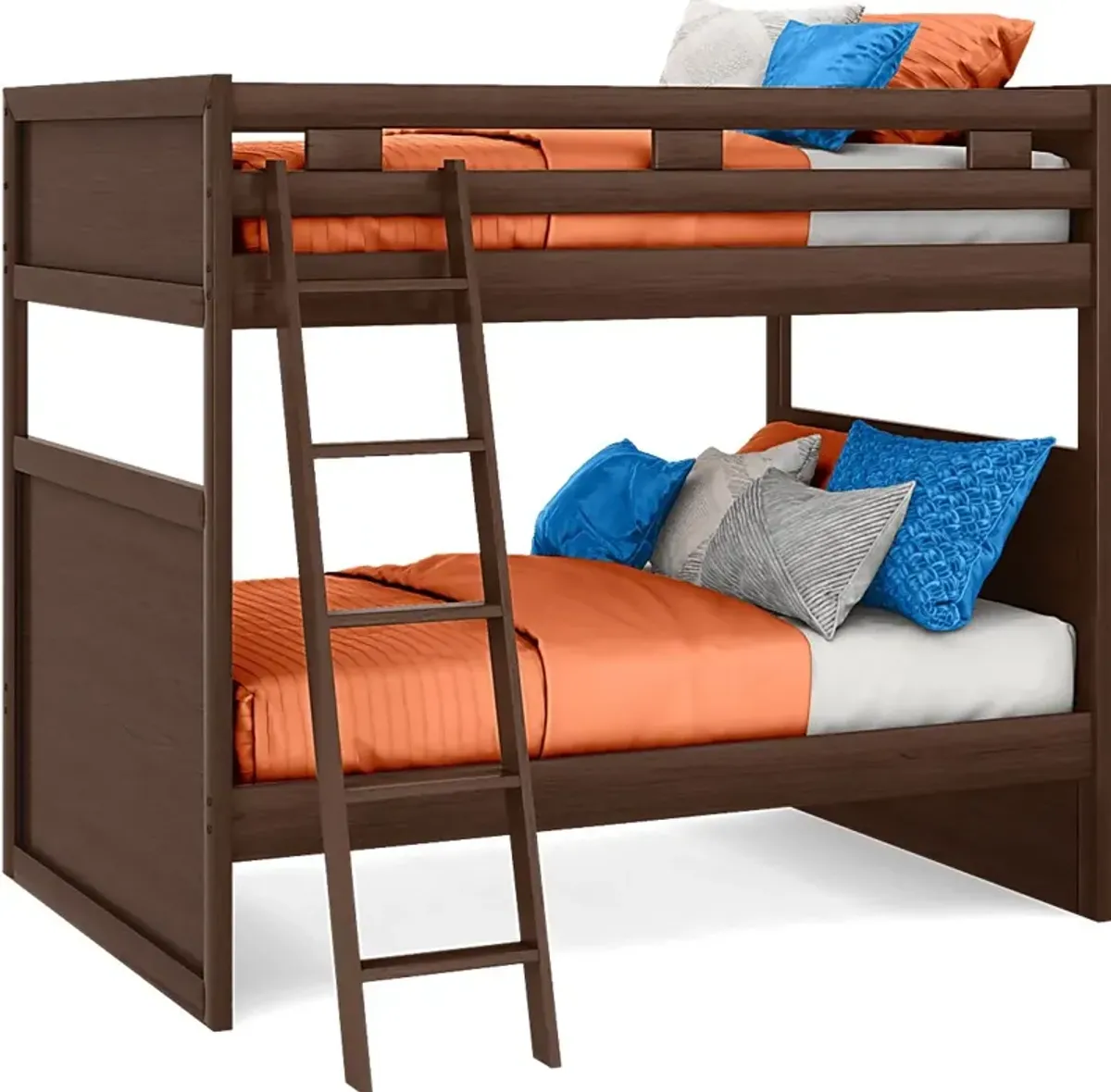 Ivy League 2.0 Walnut Full/Full Bunk Bed