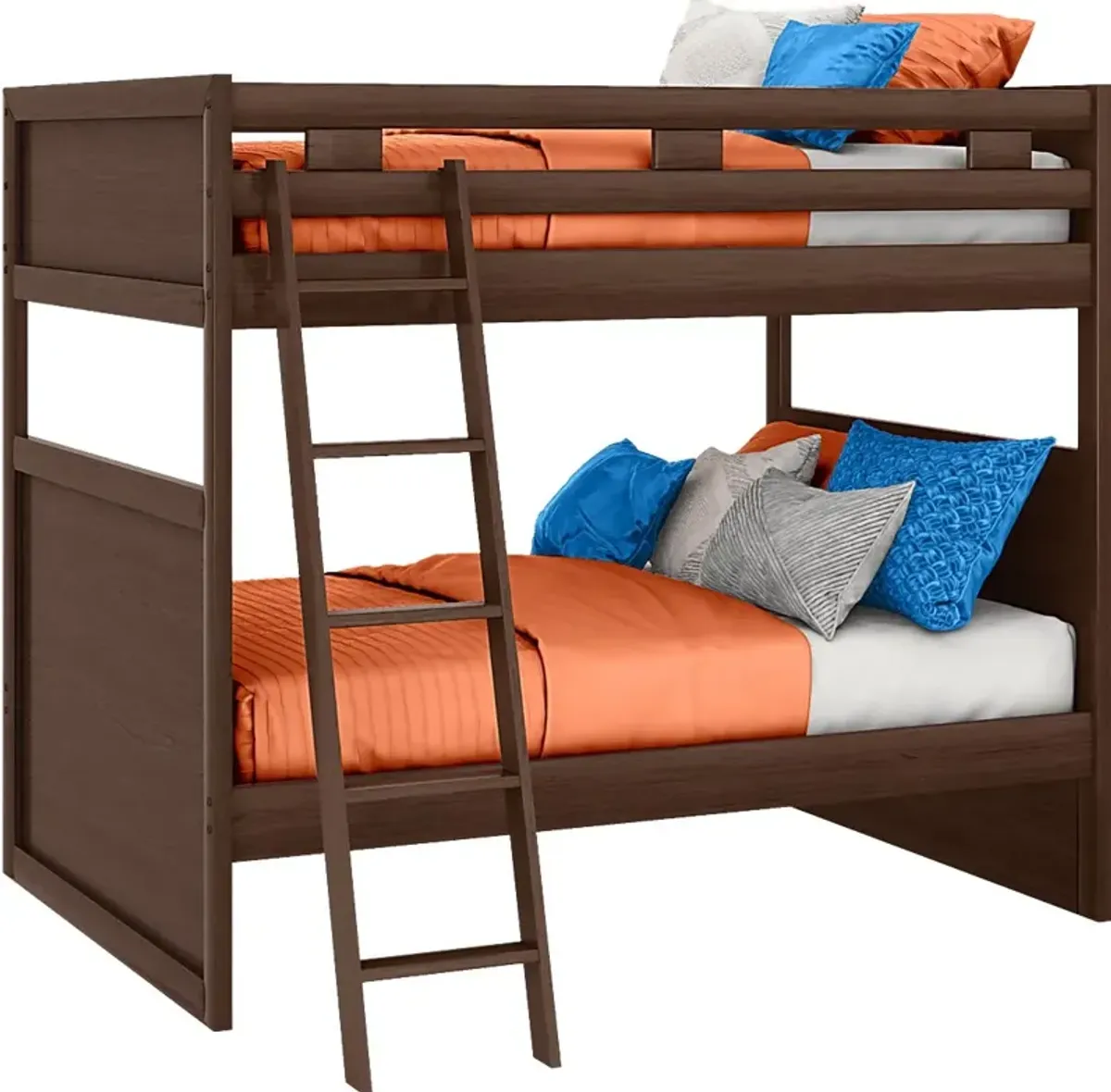 Ivy League 2.0 Walnut Full/Full Bunk Bed