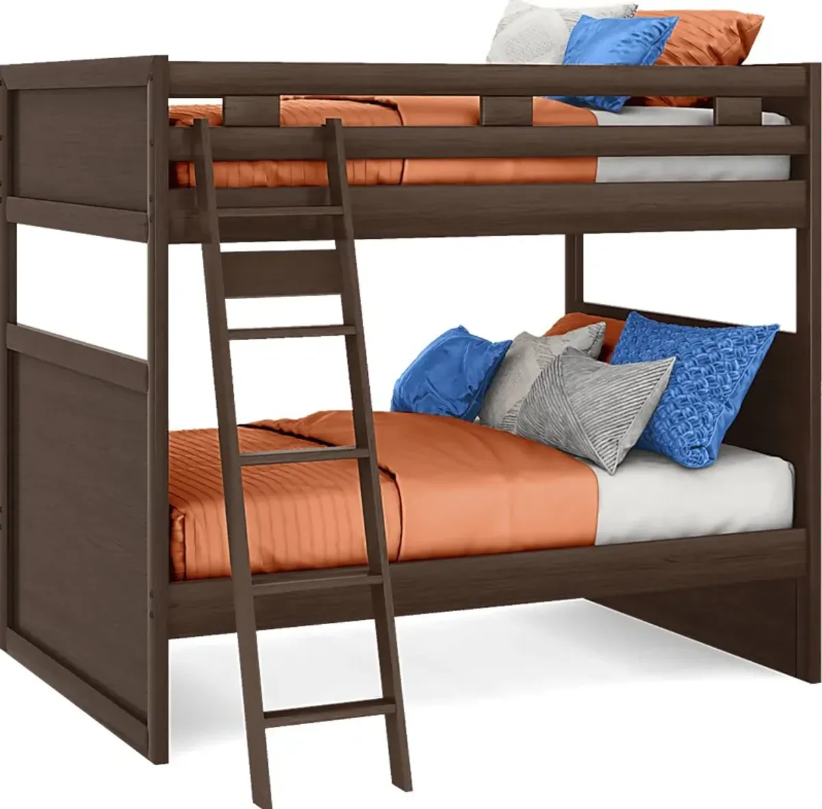 Ivy League 2.0 Walnut Full/Full Bunk Bed