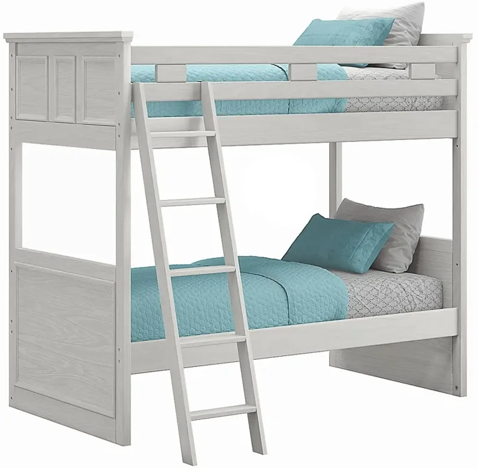 Kids Canyon Lake Ash Gray Twin/Twin Bunk Bed