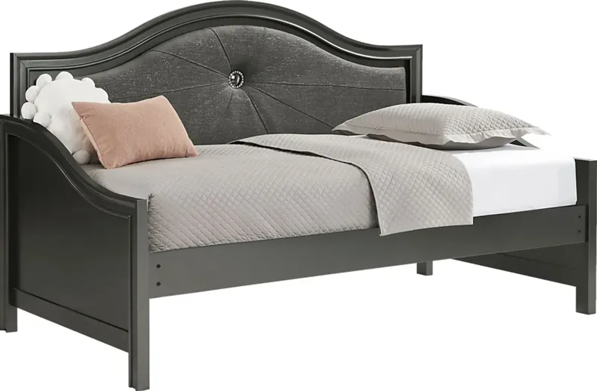 Kids Evangeline Charcoal Twin Daybed