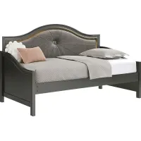 Kids Evangeline Charcoal Twin Daybed