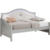 Kids Evangeline Silver Twin Daybed