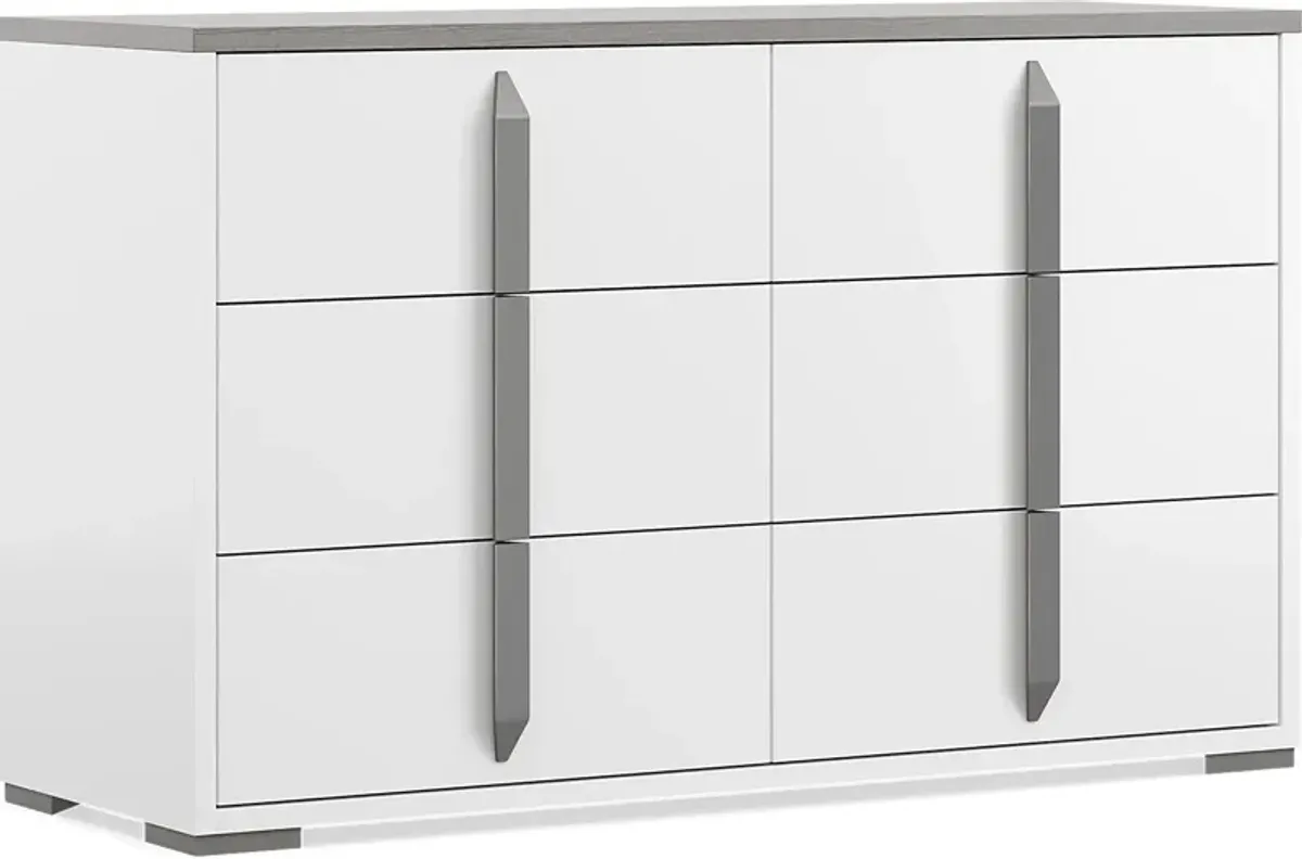 Kids Park Peak White Twin Panel Bedroom