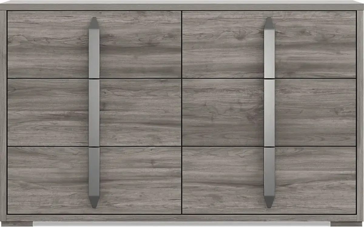 Kids Park Peak Gray Twin Panel Bedroom
