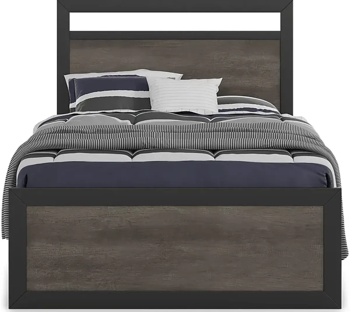 Kids Colefax Avenue Dark Gray 5 Pc Full Panel Bedroom