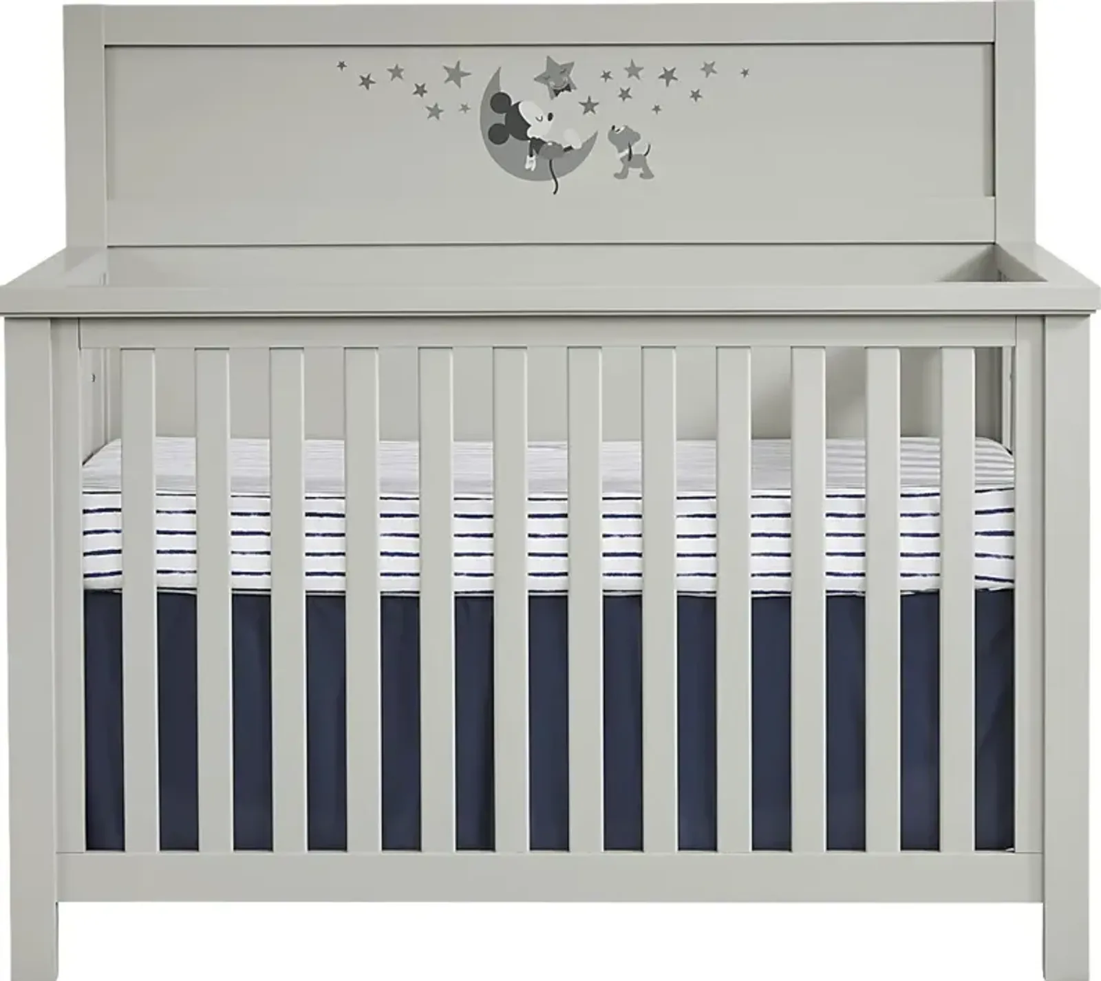 Disney Baby Starry Dreams with Mickey Mouse Gray Convertible Crib