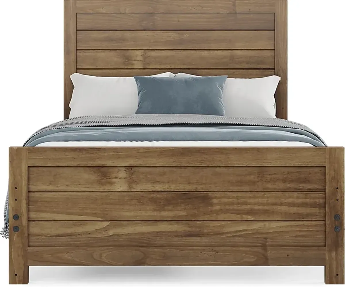 Kids Creekside 2.0 Chestnut Full Panel Bedroom