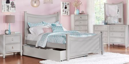 Kids Jaclyn Place Gray 3 Pc Full Bed