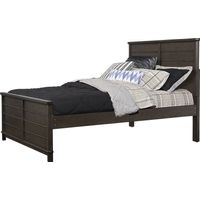 Kids Bay Street Charcoal 3 Pc Full Panel Bed
