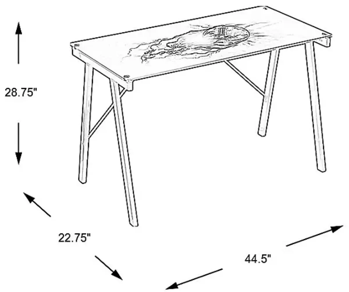 Kids High Voltage Pass Multi Graphic Desk