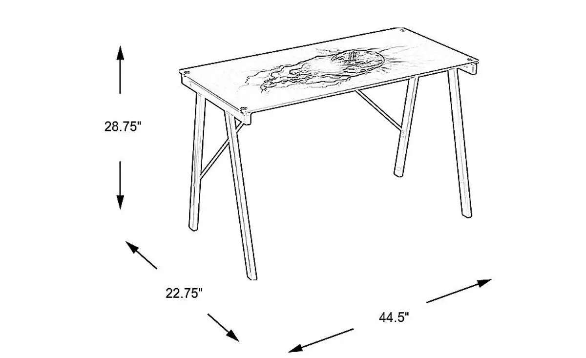 Kids High Voltage Pass Multi Graphic Desk