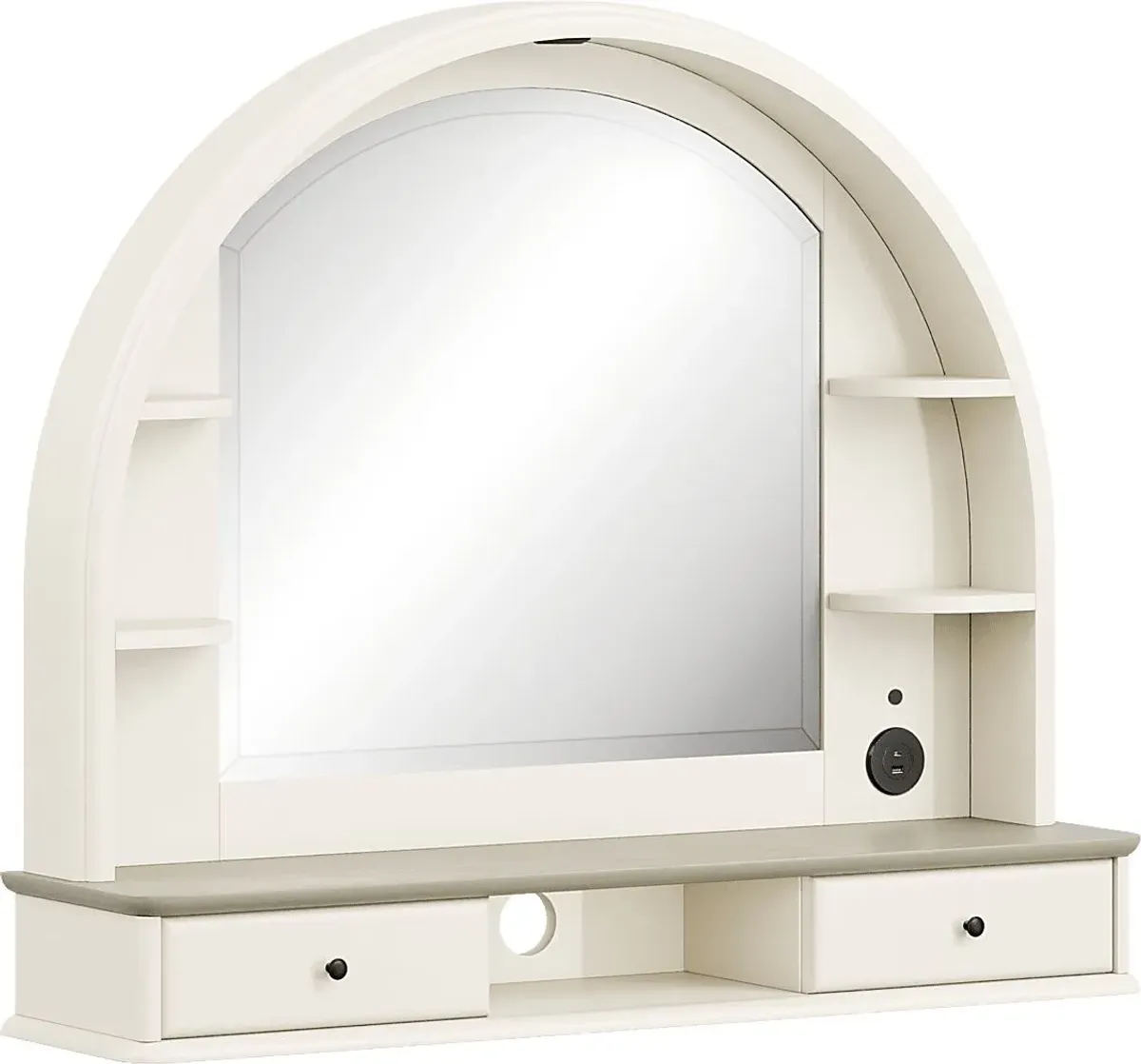Kids Oberon Cream Full Panel Bedroom