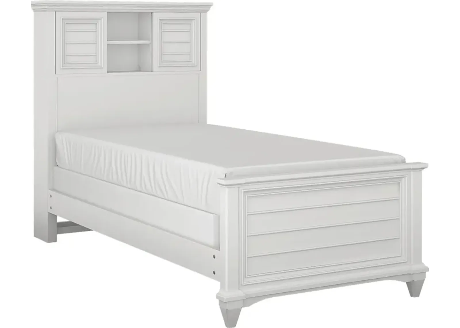 Kids Hilton Head White 3 Pc Twin Bookcase Bed