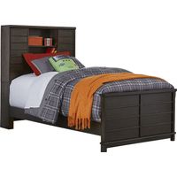 Kids Bay Street Charcoal 3 Pc Twin Bookcase Bed