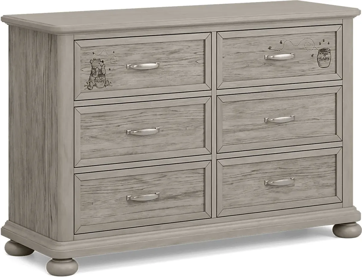 Disney Baby Woodland Adventures with Winnie the Pooh Classic Gray Dresser