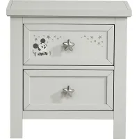 Kids Starry Dreams with Mickey Mouse Gray Nightstand